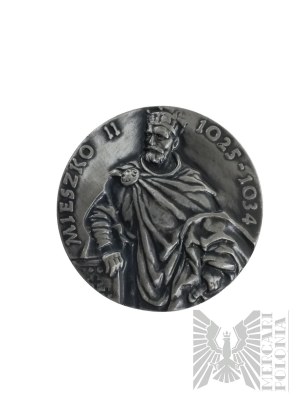 Polska, 1990 r.- Medal z Serii Królewskiej Koszalińskiego Oddziału PTAiN, Rycheza/Mieszko II - Projekt Ewa Olszewska-Borys