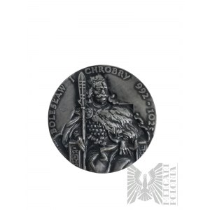 Polsko, 1990 - Medaile z královské řady košalinské pobočky PTAiN Boleslav I Chrobry - návrh Ewa Olszewska-Borys