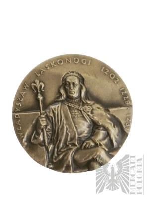 Polsko, 1990 - Medaile z královské řady košalinské pobočky PTAiN Wladyslaw Laskonogi - návrh Ewa Olszewska-Borys
