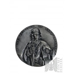 PRL, 1989 - Medaile z královské řady Koszalinské pobočky PTAiN Bolesława IV Kędzierzawy - návrh Ewa Olszewska-Borys