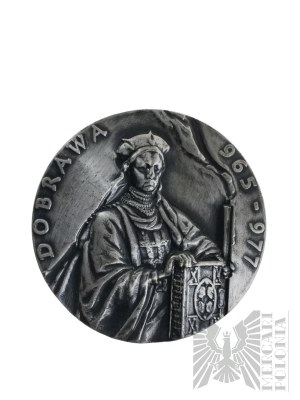 Poland, 1991 - Medal from the Royal Series of the Koszalin Branch of the PTAiN Mieszko I / Dobrawa - Design by Ewa Olszewska-Borys.