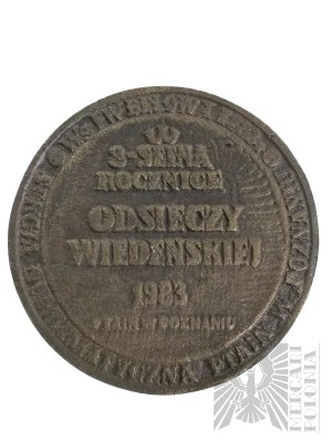 PRL 1983 r.- Medal Jan III Sobieski w 3-Setną Rocznicę Odsieczy Wiedeńskiej 1983 PTAiN w Poznaniu