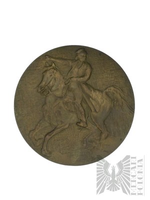 République populaire de Pologne, 1985 - Médaille de la Monnaie de Varsovie, Tadeusz Kościuszko / Panorama Racławicka Musée national de Wrocław - Dessin d'Alfreda Poznańska