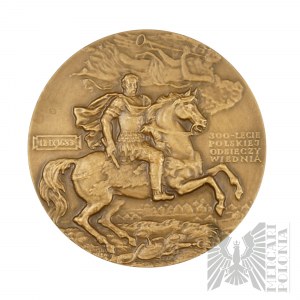 PRL, Warsaw, 1983. - Mint of Warsaw medal, Jan III Sobieski- 300th Anniversary of the Siege of Vienna - Design by Jerzy Jarnuszkiewicz.