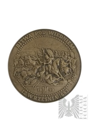 Polsko, 1990 - Medaile Jan III Sobieski/Bitva u Vídně 12. září 1683 - Návrh Andrzej Nowakowski
