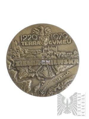PRL, 1979 r. - Medal 750 lat Ziemi Gniewskiej 1229-1979 / Jan III Sobieski i Maria Kazimiera Sobieska Starostowie Gniewscy 1667-1699 - Projekt Wiktor Tołkin