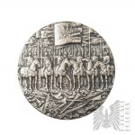 PRL, Varsovie, 1983. - Médaille du PTAiN Jan III Sobieski, 300e anniversaire de la victoire de Vienne 1983 - Modèle Bohdan Chmielewski, argent