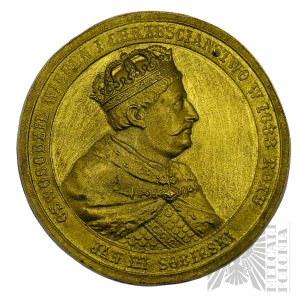 Medal Jan III Sobieski - He liberated Vienna and Christendom in 1683.