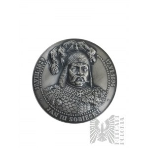 Polsko, 1990 - Medaile Jan III Sobieski Bitva u Vídně 12. září 1683 - Design Andrzej Nowakowski