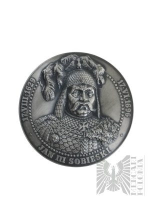 Polska, 1990 r.- Medal Jan III Sobieski Bitwa pod Wiedniem 12 Września 1683 - Projekt Andrzej Nowakowski