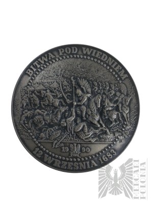 Polen, 1990 - Medaille Jan III Sobieski Schlacht bei Wien 12. September 1683 - Entwurf von Andrzej Nowakowski