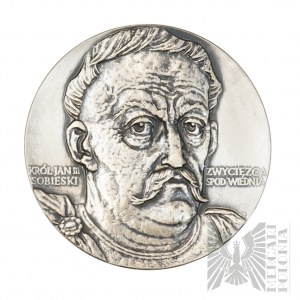 PRL, Warszawa, 1983 r. - Medal Mennica Warszawska, Jan III Sobieski- 300-lecie Odsieczy Wiedeńskiej - Projekt Jerzy Jarnuszkiewicz