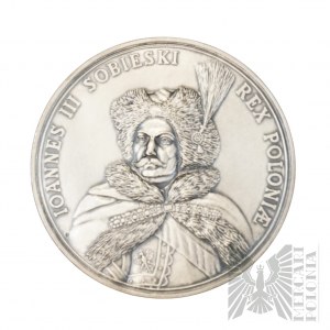 PRL, Warschau, 1983. - Medaille der Warschauer Münze, Jan III Sobieski - 300. Jahrestag des Sieges bei Wien 1983 - Entwurf von Andrzej Nowakowski.