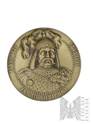 Poľsko, Varšava, 1990. - Varšavská mincovňa medaila Jan III Sobieski / Bitka pri Viedni 12. septembra 1683-1990 - návrh Andrzej Nowakowski.