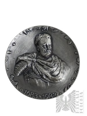 PRL, 1983 r.- Medal Jan III Sobieski, 300-lecie Odsieczy Wiedeńskiej 1983- Projekt Henryk Fajlhauer