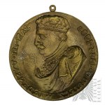 République populaire de Pologne, 1983 - Grande plaque de médaille Jan III Sobieski - la bataille de Vienne 1683-1983