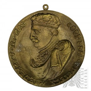 PRL, 1983. - Large Medal Plaque Jan III Sobieski - The Siege of Vienna 1683-1983.