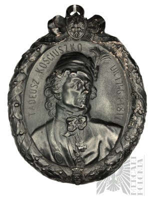 Old Placard Medal Tadeusz Kosciuszko 1746-1817, Still Poland Did Not Die