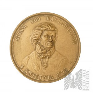 Polnische Volksrepublik - PTAiN Tadeusz Kościuszko Medaille / Sieg bei Racławice - Entwurf von Andrzej Nowakowski