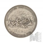 PRL, Warszawa, 1984 r. - Medal PTAiN Warszawa, Tadeusz Kościuszko 1746-1817 / Zwycięstwo pod Racławicami 4 kwietnia 1794 wg W. Kossaka i J. Styki - Projekt Andrzej Nowakowski