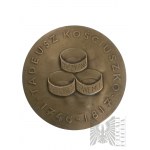 Medaille Tadeusz Kościuszko 1746-1817 / Für unsere und eure Freiheit; Entwurf von Stanisław Sikora