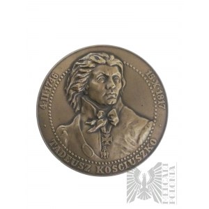 Repubblica Popolare di Polonia, 1984(?) - medaglia PTAiN Tadeusz Kościuszko / Vittoria a Racławice, disegno A. Nowakowski, Tombak(?)