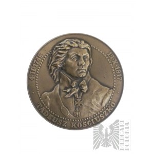 People's Republic of Poland, 1984(?) - PTAiN Tadeusz Kościuszko / Victory at Racławice medal, design A. Nowakowski, Tombak(?)