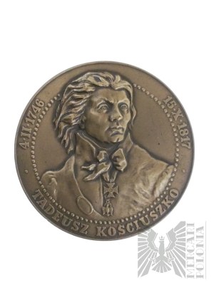 People's Republic of Poland, 1984(?) - PTAiN Tadeusz Kościuszko / Victory at Racławice medal, design A. Nowakowski, Tombak(?)