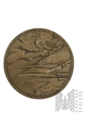Medaile plk. Michal Chomętowski, Design Anna Jarnuszkiewicz, Bronzová