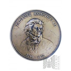 PRL - Medaglia PTAiN Tadeusz Kościuszko / Vittoria a Racławice, disegno A. Nowakowski, bronzo