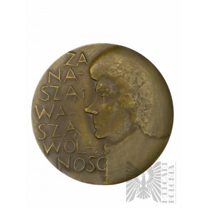 People's Republic of Poland, 1967. - Medal Tadeusz Kosciuszko on the 150th Anniversary of his Death / For Our and Your Freedom - Design by Stanislaw Sikora.
