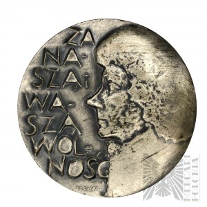 PRL, Warsaw, 1967. - Medal of the 150th Anniversary of the Death of Tadeusz Kosciuszko, Fatherland Defends Its Defender - For Our and Your Freedom, Design by Stanislaw Sikora.