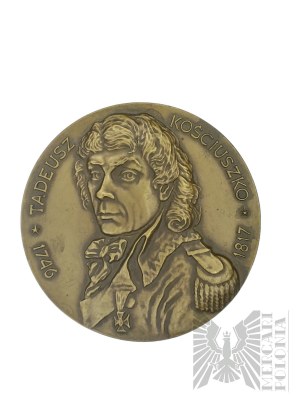 Medaille Tadeusz Kościuszko 1746-1817 / Kościuszko-Gutshaus in Lublin - Entwurf von Grzegorz Kowalski(?)