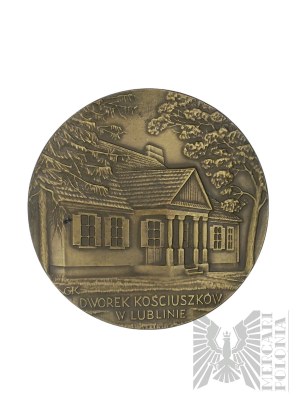 Médaille Tadeusz Kościuszko 1746-1817 / Manoir Kościuszko à Lublin - Dessin de Grzegorz Kowalski( ?)