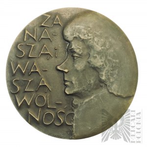 Volksrepublik Polen, 1967 - Tadeusz Kosciuszko-Medaille Zum 150. Jahrestag seines Todes / Für unsere und eure Freiheit