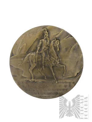 PRL, Warszawa, 1989 r. - Mennica Warszawska, Medal Tadeusz Kościuszko PTTK Chełm - Projekt Anna Jarnuszkiewicz