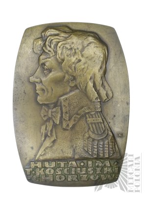 Tadeusz Kościuszko Medaille - Kościuszko Stahlwerk Chorzów - Entwurf von Edwar Gorol