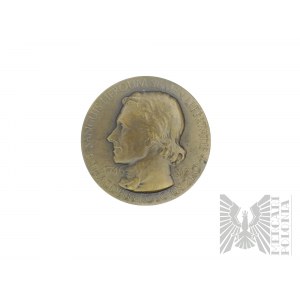 Anglia, Londyn, 1917 r. - Medal Tadeusz Kościuszko - Kosciuszko Centenary Committee London MCMXVII, Polonia Resurgens, Brąz Lany