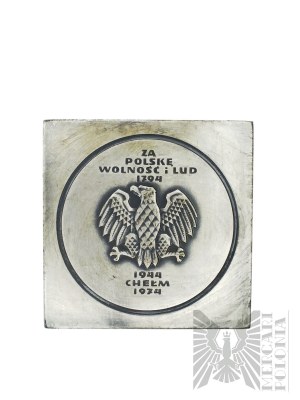 Poľská ľudová republika, 1979 - Medaila Tadeusz Kosciuszko - Za Poľsko, slobodu a ľud, Chelm 1944-1974 - Projekt Edward Gorol