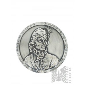 République populaire de Pologne, Varsovie - Monnaie de Varsovie Médaille de Tadeusz Kościuszko 1746-1817, Musée PTTK de Puławy, Argent