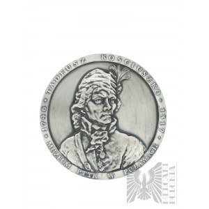 People's Republic of Poland, Warsaw - Warsaw Mint Tadeusz Kosciuszko 1746-1817 medal, PTTK Museum in Pulawy, Silver