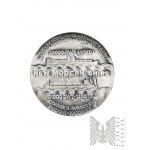 Volksrepublik Polen, 1982 - Medaille der Münzanstalt Warschau, 50 Jahre Hafenbehörde des Hafens Gdynia, Polnische Seelinien PLO Neue moderne Schiffe, Silber