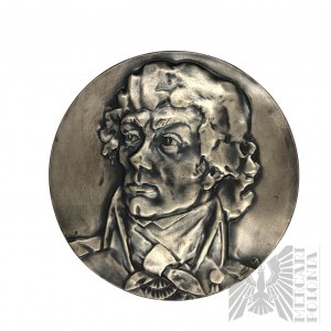 PRL, Warszawa, 1985 r. - Medal Mennica Warszawska, Tadeusz Kościuszko - PTTK Chełm 1985 - Projekt Anna Jarnuszkiewicz, Srebro