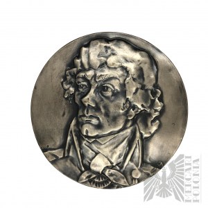 PRL, Warschau, 1985. - Medaille der Münze Warschau, Tadeusz Kościuszko - PTTK Chełm 1985 - Entwurf Anna Jarnuszkiewicz, Silber