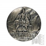 PRL, Warschau, 1985. - Medaille der Münze Warschau, Tadeusz Kościuszko - PTTK Chełm 1985 - Entwurf Anna Jarnuszkiewicz, Silber