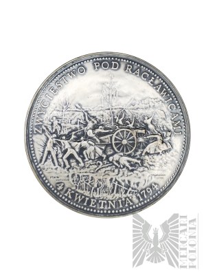 PRL, Varšava, 1984 - Varšavská mincovna PTAiN medaile, Tadeusz Kościuszko / Vítězství pod Racławicemi 4. dubna 1794 - návrh Andrzej Nowakowski.