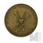 PRL, Warschau, 1984 - Medaille der Münze Warschau, Tadeusz Kościuszko, Schlacht von Racławice, 4. April 1794 - Entwurf von Andrzej Nowakowski.