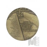 PRL, 1988 r. - Medal Ignacy Prądzyński 1792-1850 - Twórca Kanału Augustowskiego / Kanał Augustowski Pomnik Sztuki Iżynieryjnej - Projekt Stanisława Wątróbska