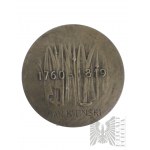 République populaire de Pologne, Varsovie 1974 - Médaille Jan Kiliński - Dessinée par Józef Markiewicz-Nieszcz