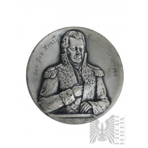 Medal - Generał Jan Henryk Dąbrowski 75 Lat Liceum Ogólnokształcącego Kutno, Tombak Posrebrzany (?)